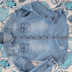 INSO Distressed Jean Top